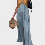 Lara - Robe Longue Bicolore