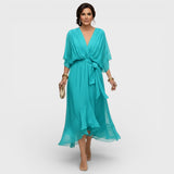 Arabella | Robe Silhouette Fluide avec Décolleté en V