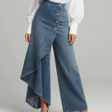 Audrey | Pantalons en Denim Enveloppants