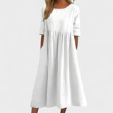 Catarina - Robe en coton flatteuse