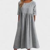 Catarina - Robe en coton flatteuse