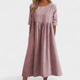 Catarina - Robe en coton flatteuse