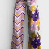 Isadora - Pantalons Boho avec Fleurs