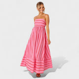 Camila - Robe Rayée Fraîche