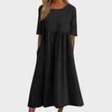 Catarina - Robe en coton flatteuse