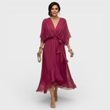 Arabella | Robe Silhouette Fluide avec Décolleté en V