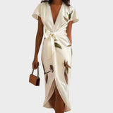Brena | Robe Enveloppante Élégante