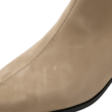 Bottines Femme Élégantes à Talon Haut et Bout Carré