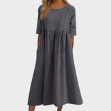 Catarina - Robe en coton flatteuse