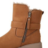 Bottes de Neige Chaudes Mi-Mollet Bottes d’Hiver en Caoutchouc Tendance Chaussures Bottes Hautes