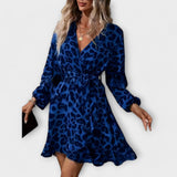 Beatriz - Robe Courte Avec Imprimé Léopard