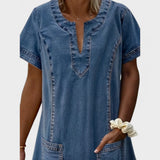 Julia - Robe en jean doux