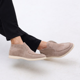Mason | Mocassin Suédé Homme à Enfiler Mi-Haut