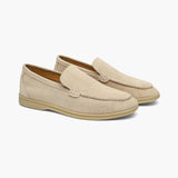 Luke | Mocassin en Suède Style Vieille Argent pour Hommes