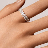 Bague de coupe ovale