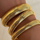 Bracelet cannelé