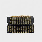 Erica - Sac à bandoulière avec chaîne élégante et diamants colorés