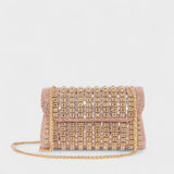 Erica - Sac à bandoulière avec chaîne élégante et diamants colorés