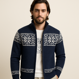 Antoine de Vries | Pull en Laine Luxe Flocon de Neige pour Homme