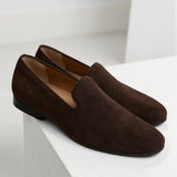 Mocassins en Suède Marron – Élégance et confort réunis