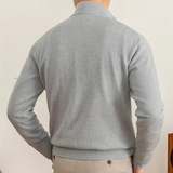 Gabriel Laurent | Pull Luxe pour Hommes avec Demi-Zip et Col Haut