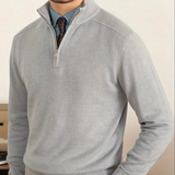 Gabriel Laurent | Pull Luxe pour Hommes avec Demi-Zip et Col Haut