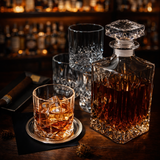 Bouteille de whisky - Ensemble de bouteille et verres