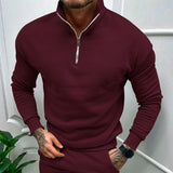 Lorenzo Bianchi | Pull pour Homme Luxe avec Fermeture Éclair Courte et Style Intemporel