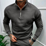 Lorenzo Bianchi | Pull pour Homme Luxe avec Fermeture Éclair Courte et Style Intemporel