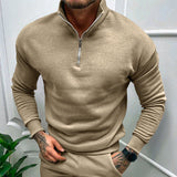 Lorenzo Bianchi | Pull pour Homme Luxe avec Fermeture Éclair Courte et Style Intemporel