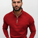 Lorenzo Bianchi | Pull pour Homme Luxe avec Fermeture Éclair Courte et Style Intemporel