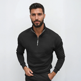Lorenzo Bianchi | Pull pour Homme Luxe avec Fermeture Éclair Courte et Style Intemporel
