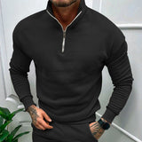 Lorenzo Bianchi | Pull pour Homme Luxe avec Fermeture Éclair Courte et Style Intemporel