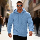 Mike de Jager | Pull en polaire – Noir, Gris clair, Bleu clair, Abricot & Marron