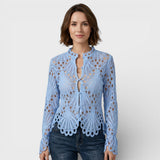 Sabina – Blouse Moderne avec Détail Creux