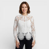 Sabina – Blouse Moderne avec Détail Creux
