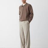 Sweatshirt™ avec col polo | Confortable & Élégant | Coupe Décontractée