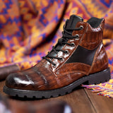 Bottes de Luxe Ed™ pour Hommes avec Croco