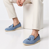 Mocassin Beige avec Franges – Élégant et Confortable