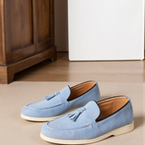 Mocassin Beige avec Franges – Élégant et Confortable