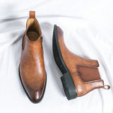 Hans™ Bottes Chelsea Minimalistes pour Hommes