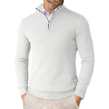Caitlin™ Luxe Pull pour Hommes à Col Zippé