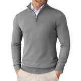 Caitlin™ Luxe Pull pour Hommes à Col Zippé