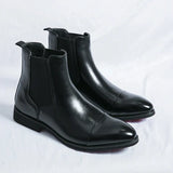 Edgar™ Bottines Chelsea Brillantes avec Semelle Rouge