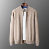 Gilet en Mélange de Cachemire de Luxe pour Hommes – Veste Douce, Chaude et Intemporelle