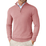 Caitlin™ Luxe Pull pour Hommes à Col Zippé