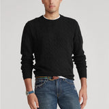 Pull Tricoté pour Homme - Pull en Coton Épais