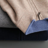Gilet en Mélange de Cachemire de Luxe pour Hommes – Veste Douce, Chaude et Intemporelle