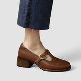 Elizabeth - Chaussures orthopédiques T Mary Jane avec sangle
