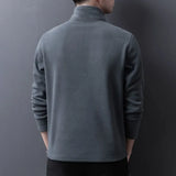 Pull Fleece avec Fermeture Éclair pour Hommes – Design Chaud et Confortable